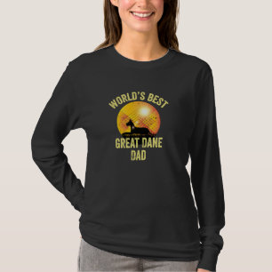 's Werelds Beste Deen Papa Grappig Grote Dane Papa T-shirt