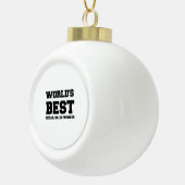 'S WERELDS BESTE DETAILHANDELARBEIDER KERAMISCHE BAL ORNAMENT (Rechts)