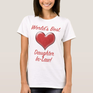 's Werelds beste dochter-in-law T-shirt