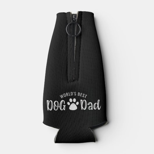 'S WERELDS BESTE DOG DAD-foto's schildert uw kleur Flesjeskoeler (Achterkant)