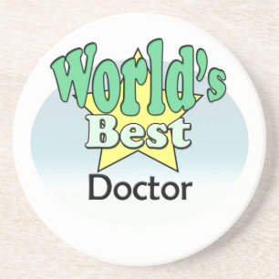 's Werelds beste dokter Zandsteen Onderzetter