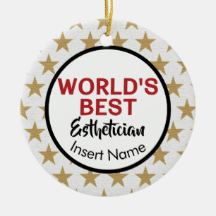 's Werelds beste estheticus Keramisch Ornament