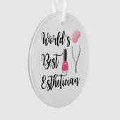 's Werelds beste estheticus Ornament (voorkant)