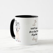 's Werelds BESTE FRENCHIE HOND MOEDER gepersonalis Mok (Voorkant links)