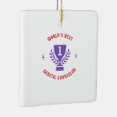 's Werelds beste genetische adviseur Keramisch Ornament (Rechts)