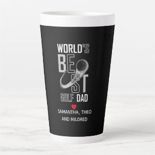 'S Werelds Beste Golf Papa - Grappig & Doordacht C Latte Mok