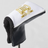 's Werelds Beste Golfer Gold 5 Star Golfheadcover (3/4 voorkant)