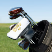 's Werelds Beste Golfer Gold 5 Star Golfheadcover (Insitu)