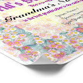 's Werelds beste Grandma Award - Afdruk Poster (Hoek)