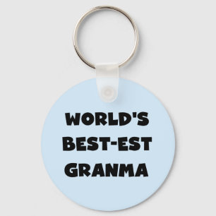 's Werelds Beste Granma Zwart-wit Sleutelhanger