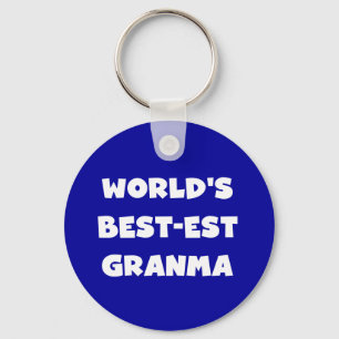 's Werelds Beste Granma Zwart-wit Sleutelhanger