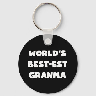 's Werelds Beste Granma Zwart-wit Sleutelhanger