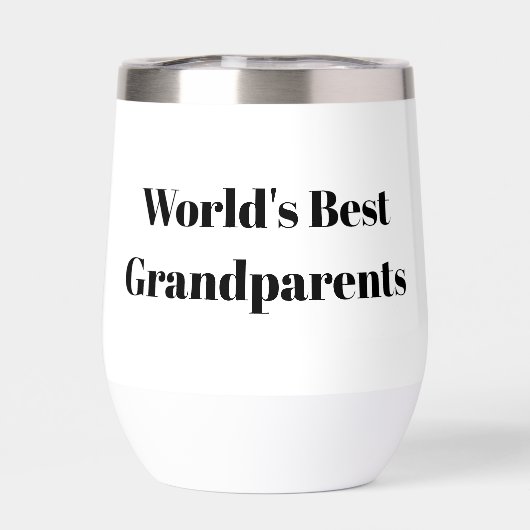 's Werelds beste grootouders - cartoonachtig & gra (Achterkant)