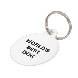 's Werelds beste hond Huisdierpenning