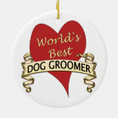 's Werelds beste hond Keramisch Ornament (Achterkant)