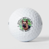 's Werelds Beste HOND VADER - Gepersonaliseerde Pe Golfballen (Voorkant)