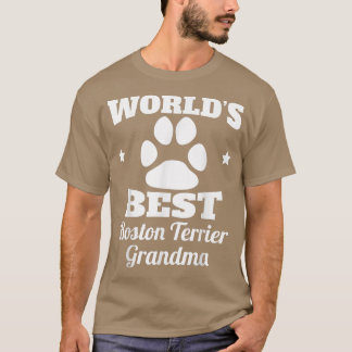 's Werelds beste Hondenliefhebber van Boston Terri T-shirt