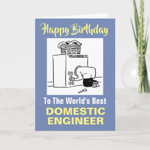 'S Werelds beste huishoudkundig ingenieur Happy Bi Kaart