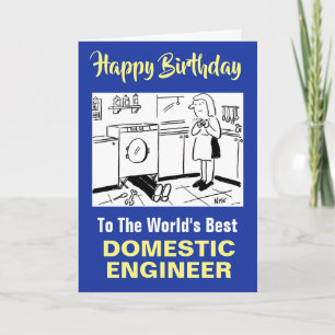 'S Werelds beste huishoudkundig ingenieur Happy Bi Kaart