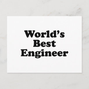 's Werelds beste ingenieur Briefkaart