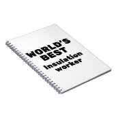 's Werelds beste isolatiewerker Notitieboek (Rechterzijde)