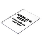 's Werelds beste isolatiewerker Notitieboek (Linkerzijde)