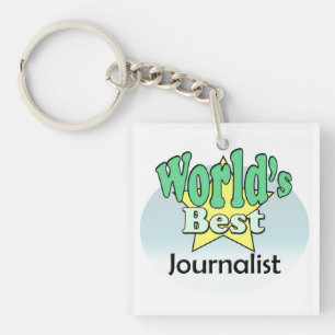 's Werelds beste journalist Sleutelhanger
