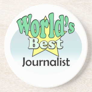 's Werelds beste journalist Zandsteen Onderzetter