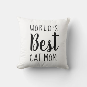 's Werelds Beste Kat Mam - Kussen