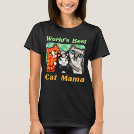 's Werelds beste kat mama Kat Lover's T-Shirt