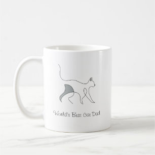 's Werelds Beste Kat Pap Eenvoudig Elegant Geperso Koffiemok