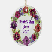 's Werelds beste kerstsieraad Keramisch Ornament (Rechts)