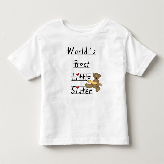 's Werelds beste kleine zuster Kinder Shirts (Voorkant)