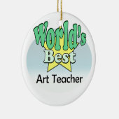 's Werelds beste kunstleraar Keramisch Ornament (Rechts)