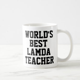 's Werelds beste Lamda Teacher Gift Mok