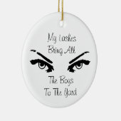 's Werelds beste 'Lash'-technicus Keramisch Ornament (Rechts)