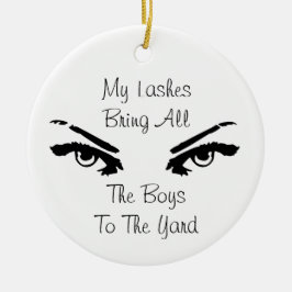 's Werelds beste 'Lash'-technicus Keramisch Ornament