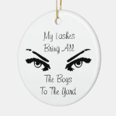 's Werelds beste 'Lash'-technicus Keramisch Ornament (Links)