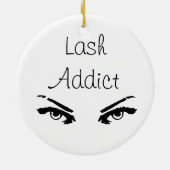 's Werelds beste 'Lash'-technicus Keramisch Ornament (Achterkant)