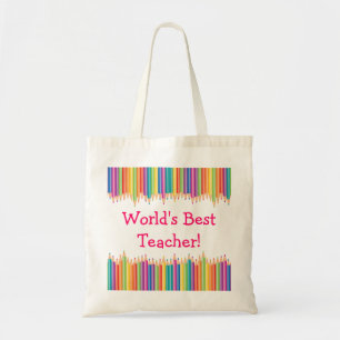 's Werelds beste leerkrachten-encils personalisere Tote Bag