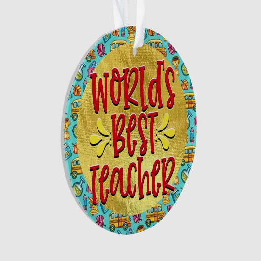 's Werelds beste leraar Ornament (voorkant)