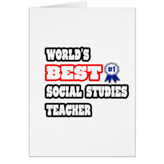 's Werelds beste leraar sociale studies