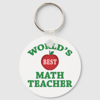 's Werelds beste leraar Wiskunde Sleutelhanger