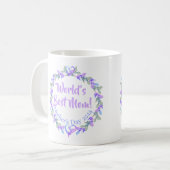 's Werelds Beste Mam Bloemen Gift Mok (Voorkant links)