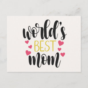 's Werelds beste mama Moederdag   BRIEFKAART