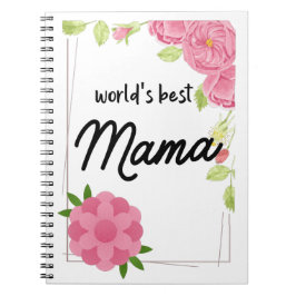 's Werelds beste mama- Moederdag Notitieboek