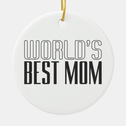 's Werelds beste mama Moederdag | ORNAMENT (Voorkant)