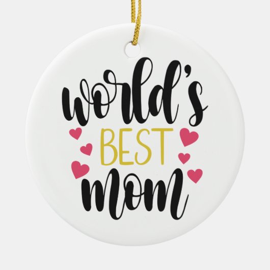 's Werelds beste mama Moederdag | ORNAMENT (Voorkant)