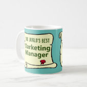 's Werelds beste marketingmanager. Koffiemok (Voorkant links)