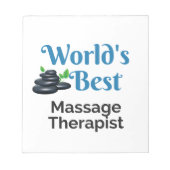 's Werelds beste massagetherapeut Notitieblok (Voorkant)